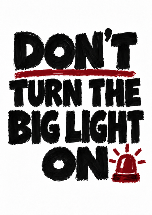 Don't Turn the Big Light On
